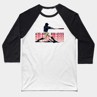 Retro Atlanta Braves Slugger Baseball T-Shirt